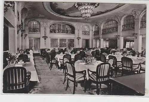 48811 Ak vapeur "New York" HAPAG Salle à manger vers 1930
