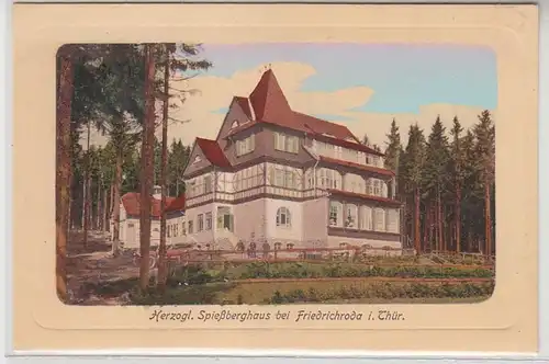 48802 Ak Herzogl. Spießberghaus b. Friedrichroda um 1920
