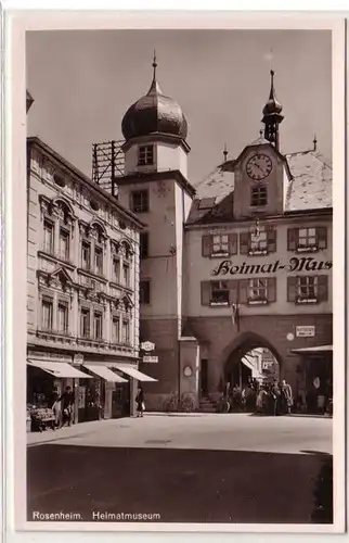 48790 Ak Rosenheim Musée d'origine et magasins 1942