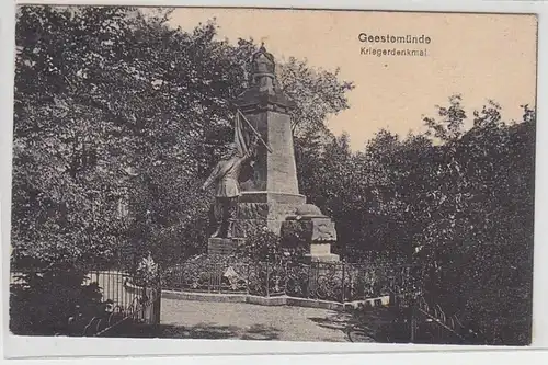 48765 Ak Geestemünde Kriegerdenkmal 1921