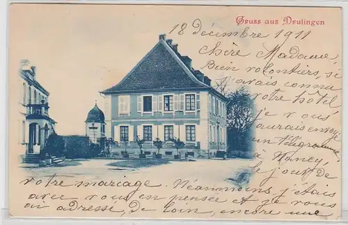 48674 Ak Gruß aus Drulingen im Elsass 1911