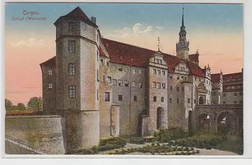 48668 Ak Torgau Schloß Westseite um 1910