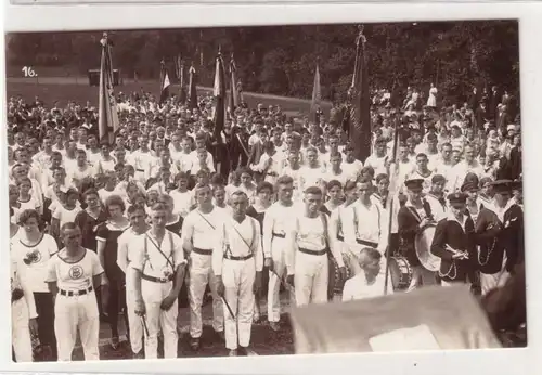 48656 Foto Ak Döbeln Aufmarsch der Turnvereine um 1930