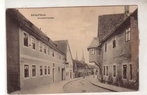 48650 Ak Saalfeld Bruderstrasse um 1920