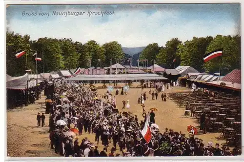 48573 Ak Gruss vom Naumburger Kirschfest um 1910