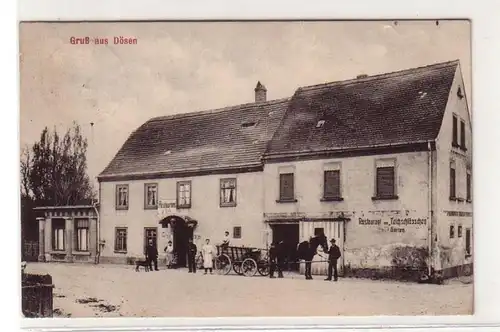 48562 Ak Gruß aus Dösen Restaurant 1912