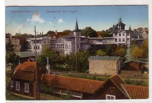 48538 Ak Brunlage dans le sanatorium de résine Dr. Vogeler 1912