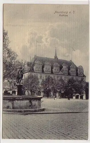 48516 Ak Naumburg a.S. Rathaus um 1930