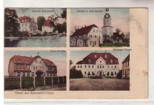 48500 Mehrbild Ak Gruss aus Kahnsdorf-Zöpen 1906