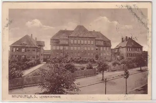 48496 Ak Naumburg an der Saale Lehrerseminar 1918