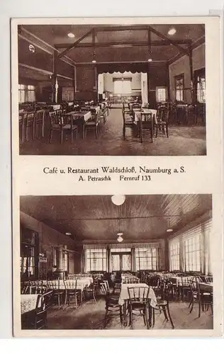 48471 Ak Naumburg a.S. Restaurant Waldschloß um 1930