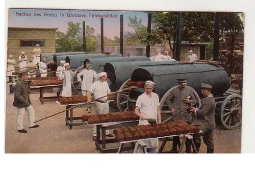 48456 Ak cuisson du pain dans les fours mobiles de terre 1913