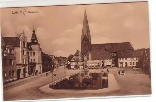 48401 Ak Eutin Marché avec fontaine 1916