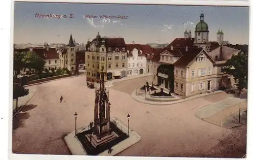 48375 Ak Naumburg Saale Kaiser Wilhelm Platz um 1910