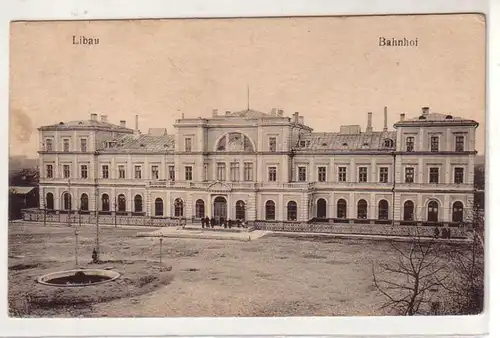 48359 Ak Libau en Lettonie Gare ferroviaire vers 1915