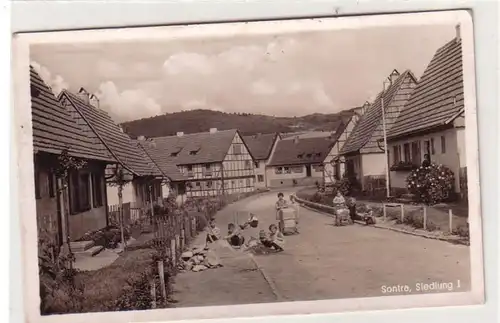48326 Ak Sontra Siedlung mit spielenden Kindern 1941