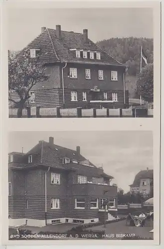 48279 Mehrbild Ak Bad Sooden Allendorf a.d. Werra Haus Biskamp 1932