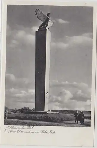 48276 Ak Möltenort près de Kiel U-Boot Honneur à Kienne Förde vers 1935