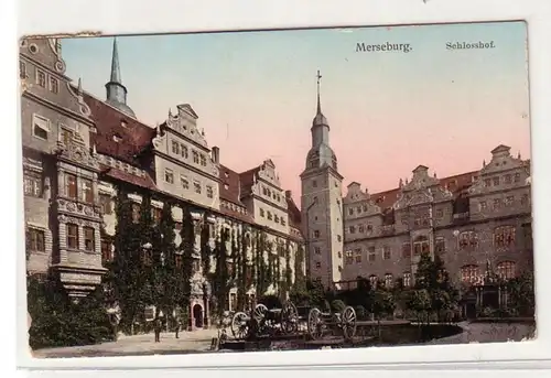 48275 Ak Merseburg Schlosshof 1909