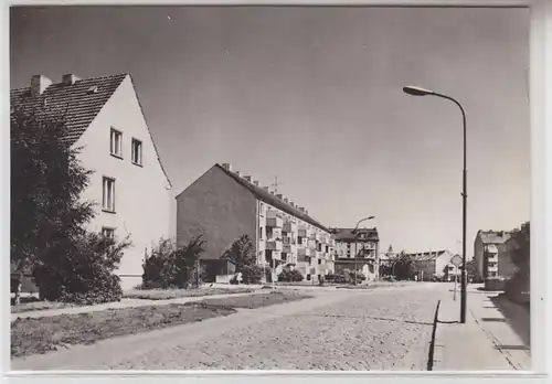 48219 Ak Güstrow (Meckl.) Rue de l'amitié entre l 'Allemagne et la Slovénie vers 1970