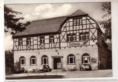 48199 Ak Tautenhain Thüringen Gasthaus "Kanone" 1971
