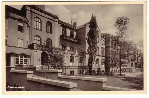 48131 Ak Hannover Arbre Henriette Vue sur le jardin vers 1930