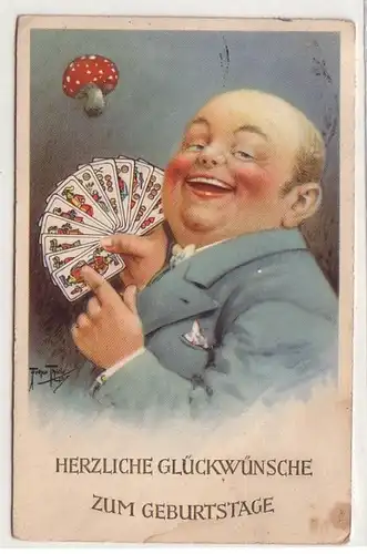 48126 Arthur Thiele Artiste Ak Motifs de cartes 1941