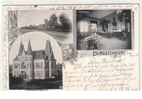 48100 Mehrbild Ak Gruss aus Burgsteinfurt 1899