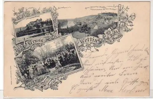 48059 Mehrbild Ak Gruß aus Wettin an der Saale 1900