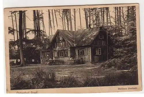 48046 Ak Ostseebad Graal Waldhaus Ulenflucht um 1930