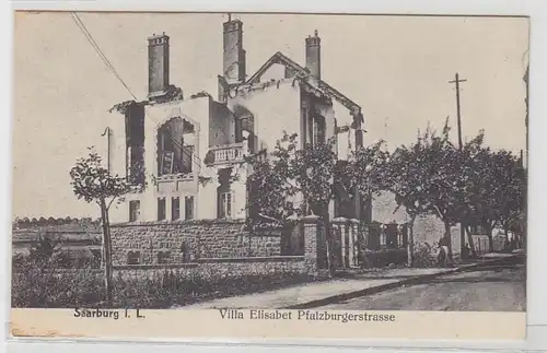 48029 Ak Saarburg in Lothringen Villa Elisabet um 1915