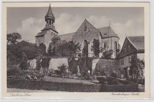 48027 Ak Goslar à l'église de Frankenberg en résine vers 1920