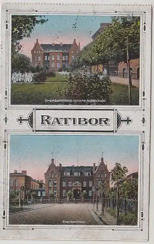 47968 Mehrbild Ak Ratibor Krankenhaus 1916