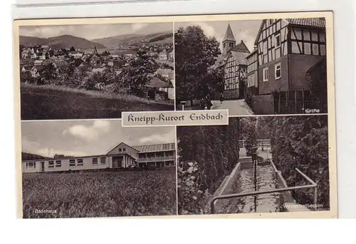 47944 Multi-image Ak Kneipp Kurort Endbach 1957