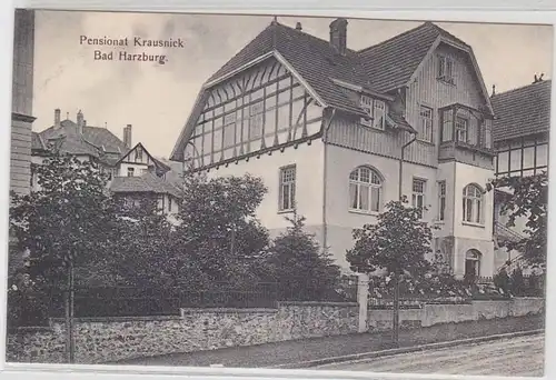 47888 Ak Bad Harzburg Pensionat Krausnick vers 1910