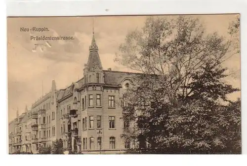 47834 Ak Neu Ruppin Präsidentenstrasse 1908