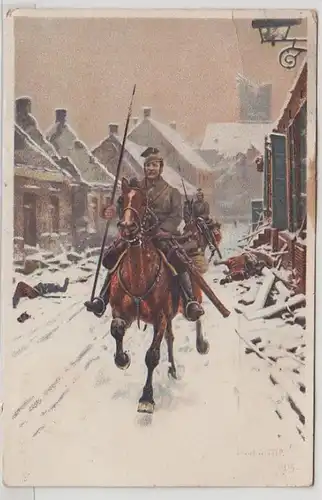 47769 Winter Ak Reiter Patrouille 1. Weltkrieg 1917