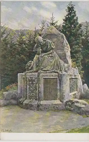 47768 Ak Kriegsgefallenen Denkmal in Gutach um 1930