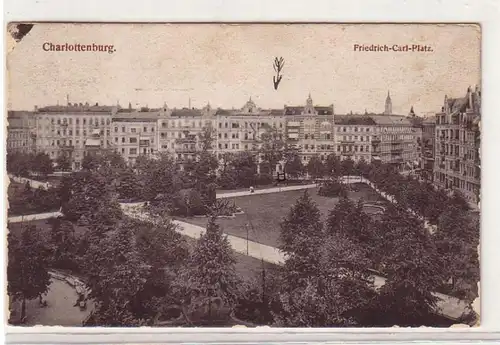 47750 Ak Charlottenburg Friedrich-Carl-Platz 1912