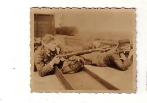 47714 Photo originale Russie soldats défendre chemin de fer 2e guerre mondiale