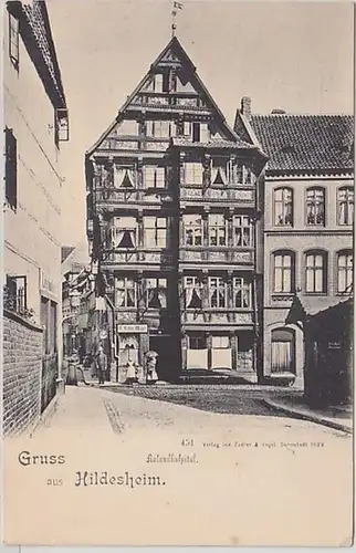47690 Ak Salutation de Hildesheim Rolandhospital vers 1900