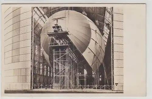 47582 Photo Ak Zeppelin dirigeable LZ 129 en construction vers 1930