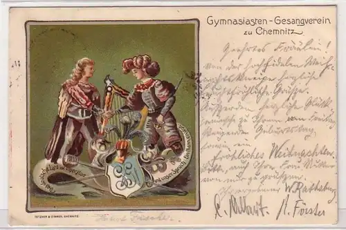 47562 Ak Chemnitz Gymnasiasten Gesangverein 1903