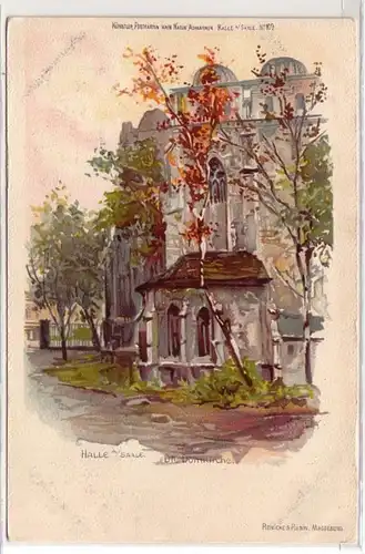 47512 Ak Lithographie Halle an der Saale Domkirche 1900