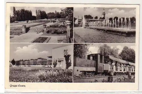 47508 Multi-image Ak Essen Grugapark Baldeneysee 1956