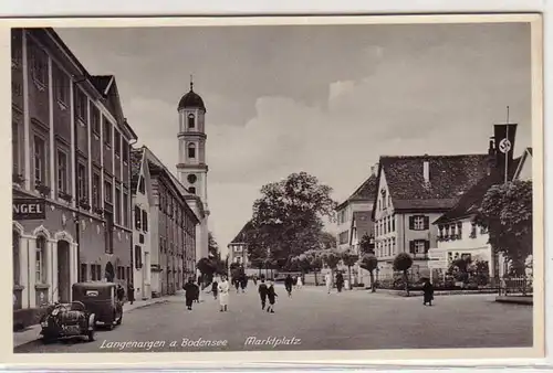 47507 Ak Langenargen sur le marché du lac de Constance vers 1940