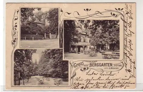 47489 Multi-image Ak Salutation du jardin de montagne Gotha 1910