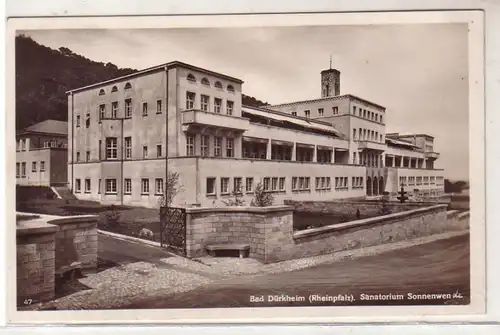 47487 Ak Bad Dürkheim Sanatorium Solennungsen 1933