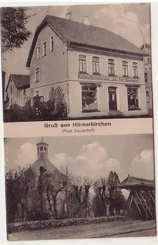 47481 Mehrbild Ak Gruß aus Hörnerkirchen Kaufhaus 1930