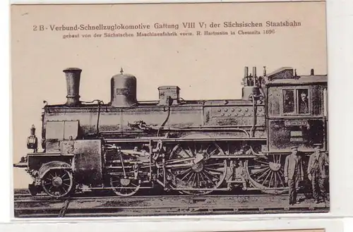 47457 2 B Verbund Locomotive à traction rapide Genre VIII vers 1910